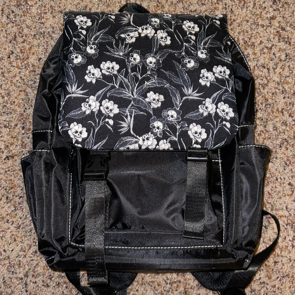 Skull Print Backpack